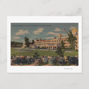 Postal Hollywood, FL - Desfile de cadetes en la Academia 