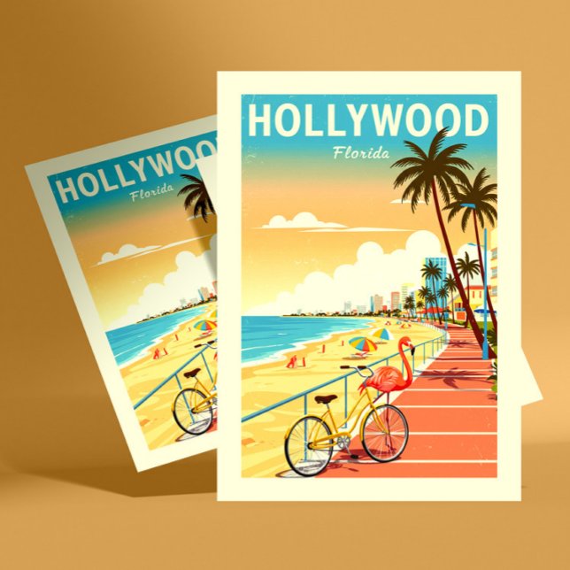 Postal Hollywood Florida vintage (Subido por el creador)