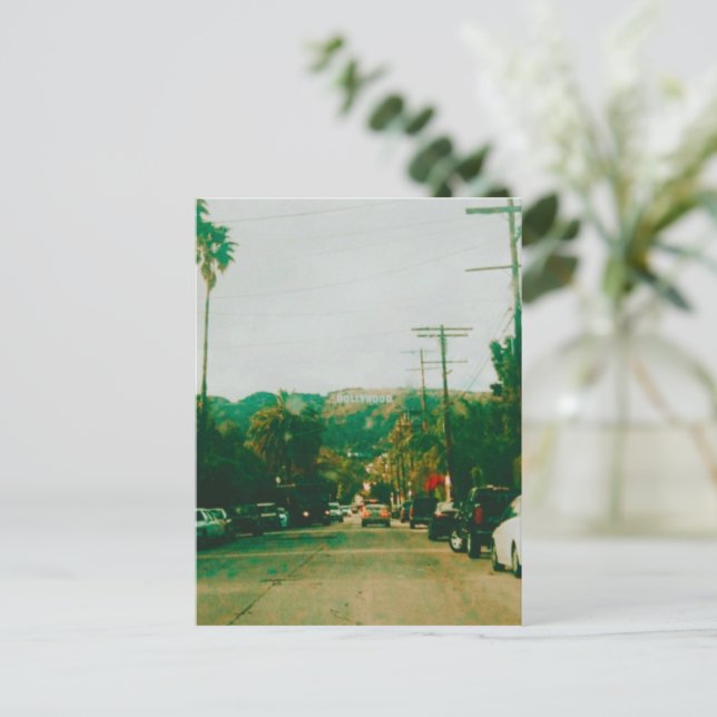 Postal Hollywood Hills (Anverso de pie)