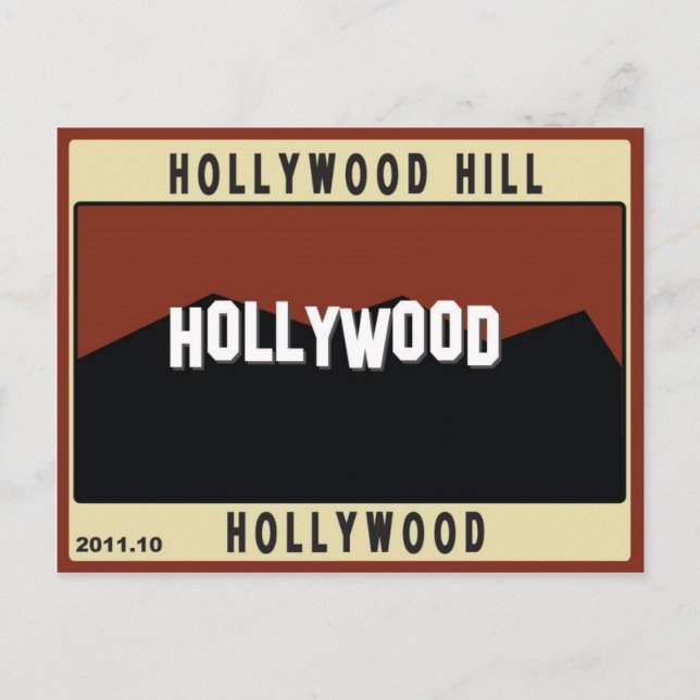 Postal Hollywood Hills (Anverso)
