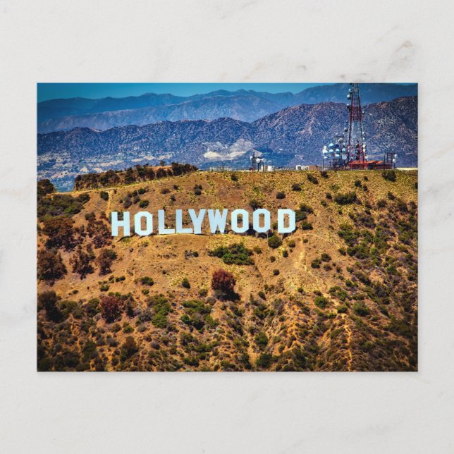 Postal Hollywood, signo icónico, (Anverso)