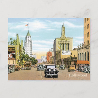 Postal Hollywood vintage