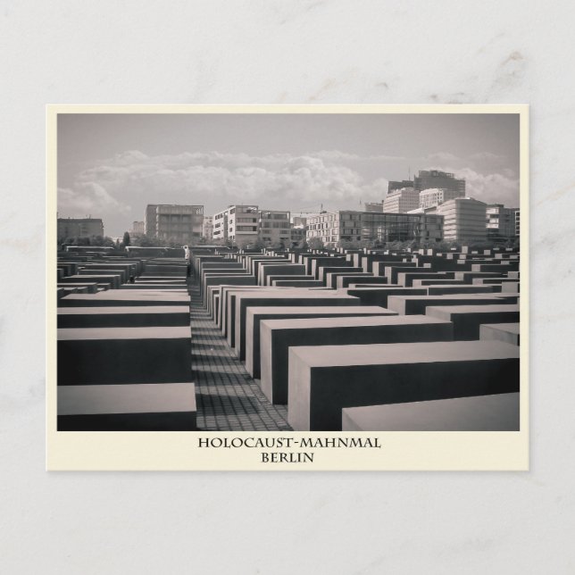 Postal Holocausto-Mahnmal Berlín (Anverso)