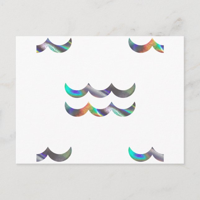 Postal holograma Aquarius (Anverso)