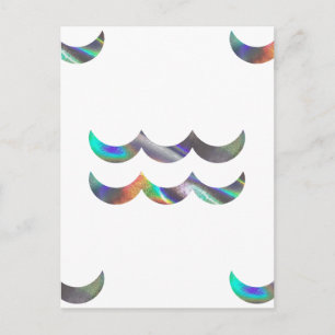 Postal holograma Aquarius