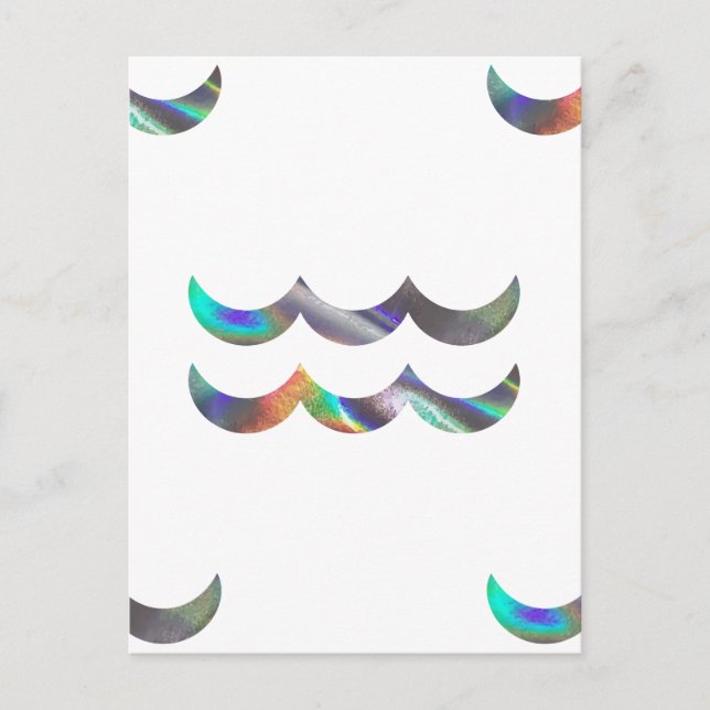 Postal holograma Aquarius (Anverso)