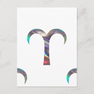 Postal holograma Aries
