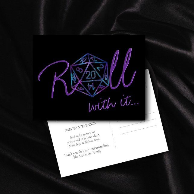 Postal Holograma D20 | Cambio de fecha de PnP Tabletop Ga (Subido por el creador)