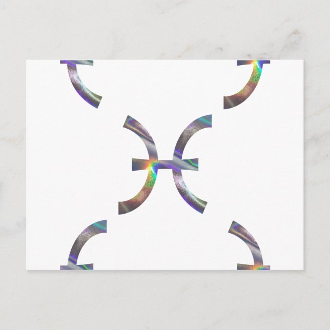 Postal holograma Pisses (Anverso)