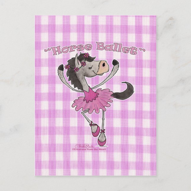 Postal Holsteiner Horse Ballet (Anverso)
