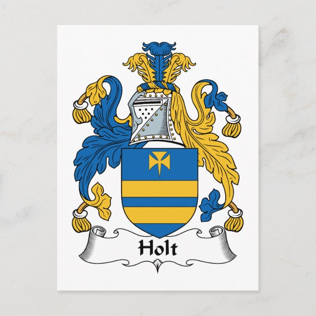 Postal Holt Family Crest (Anverso)