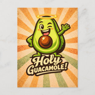 Postal Holy Guacamole - Paquete de Guac - Amantes de la C