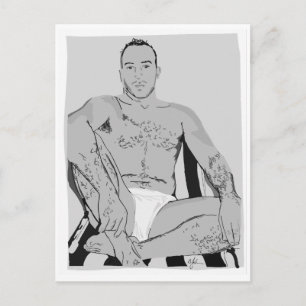 Postal "Hombre Alfa"