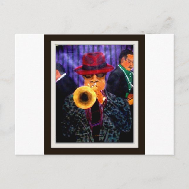 Postal Hombre con el cuerno de oro (Anverso)