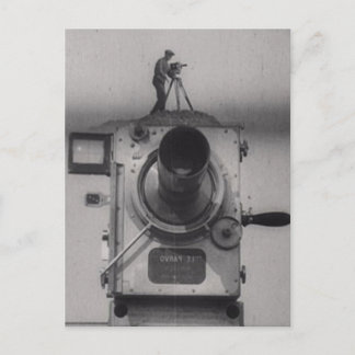 Postal Hombre con una cámara de película (1r tiro)