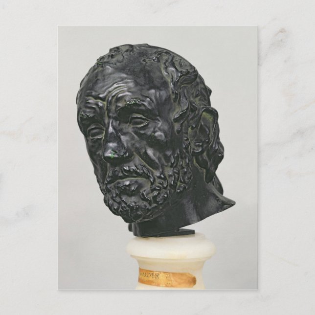 Postal Hombre con una nariz rota, 1865 (Anverso)