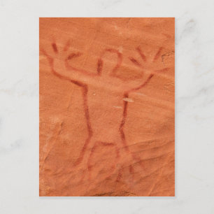 Postal Hombre de advertencia