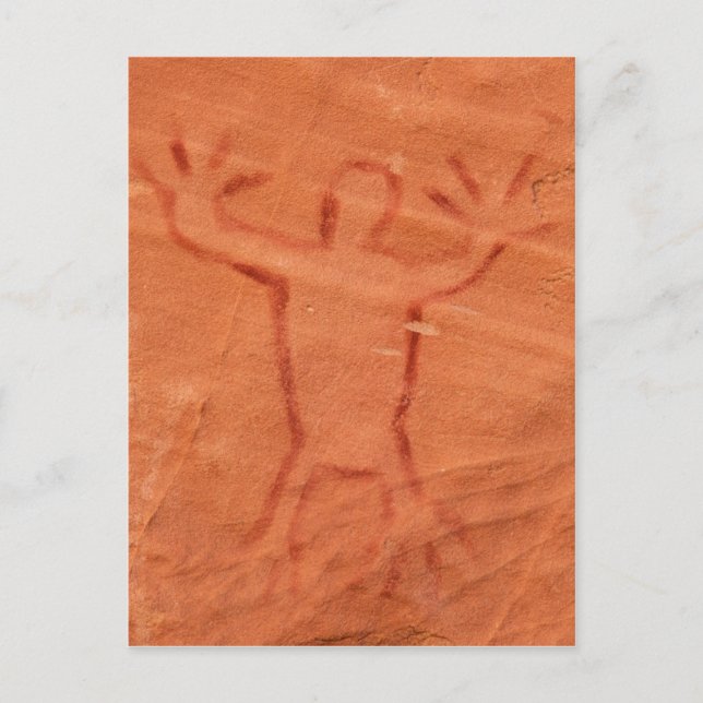 Postal Hombre de advertencia (Anverso)