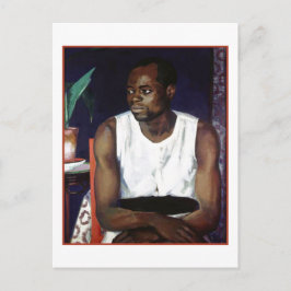 Postal Hombre de blanco por Francis Cadell