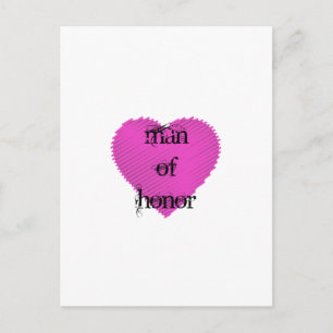 Postal Hombre de honor