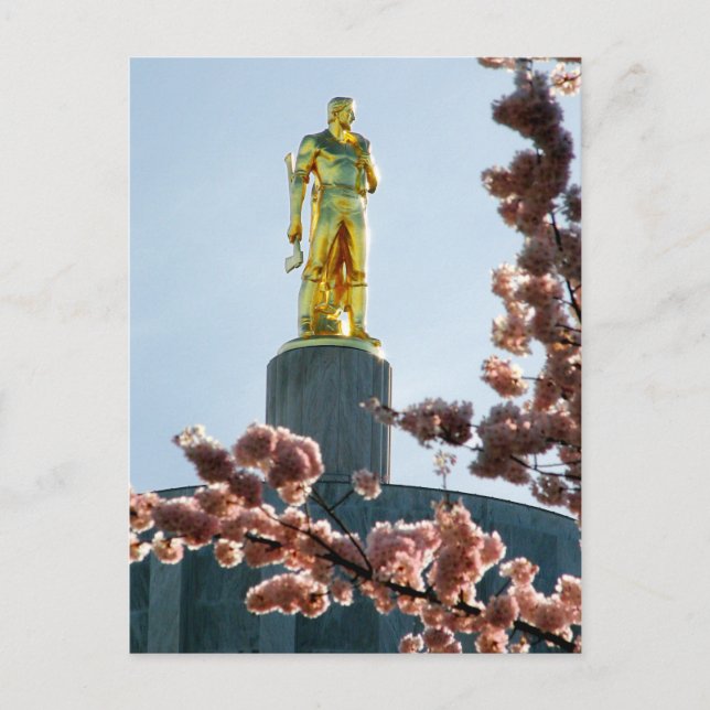 Postal Hombre de oro (Anverso)