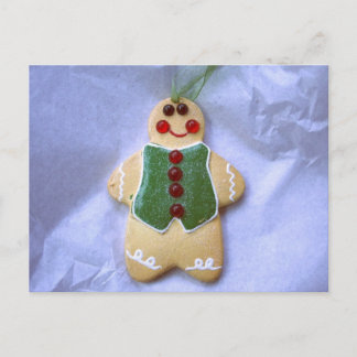 Postal Hombre de pan de jengibre