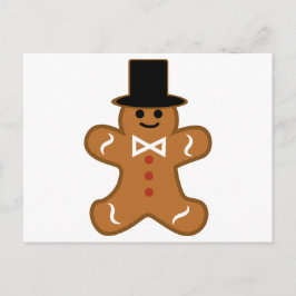Postal Hombre de pan de jengibre