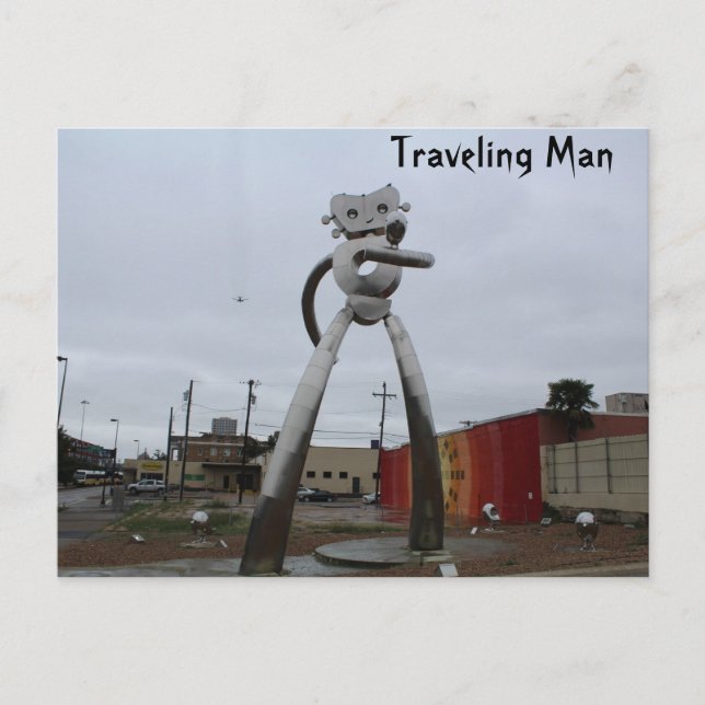 Postal Hombre de viaje # 13 (Anverso)
