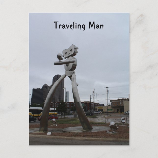 Postal Hombre de viaje # 14 (Anverso)