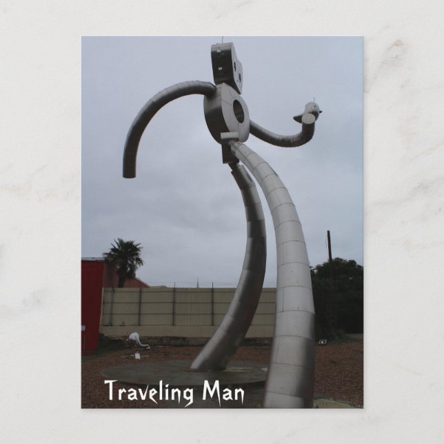 Postal Hombre de viaje # 15 (Anverso)
