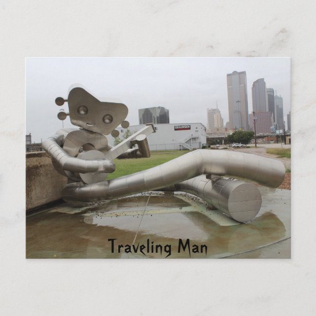 Postal Hombre de viaje # 16 (Anverso)