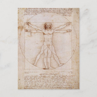 Postal Hombre de Vitruvian