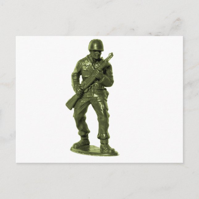 Postal Hombre del Ejército Verde (Anverso)