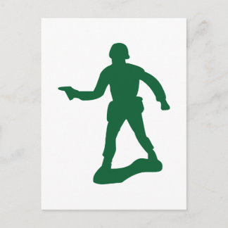 Postal Hombre del Ejército Verde