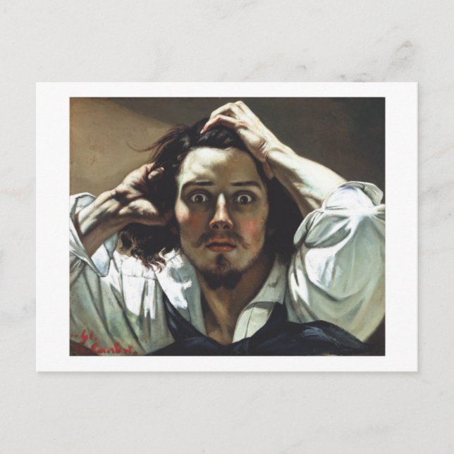 Postal Hombre desesperado (Anverso)