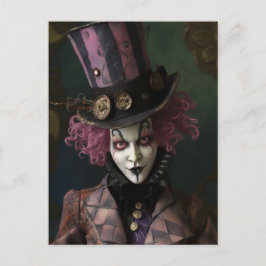 Postal Hombre en un Tophat
