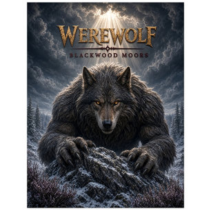 Postal Hombre lobo Blackwood Moors Dark Cinema