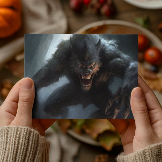 Postal Hombre lobo Lycan  (Subido por el creador)