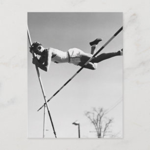Postal Hombre Pole Vaulter