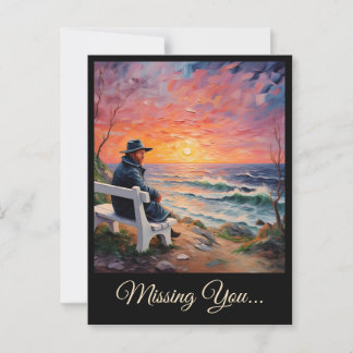 POSTAL "HOMBRE POR EL MAR"