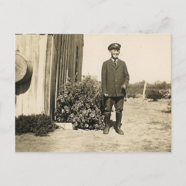 POSTAL HOMBRE UNIFORME #27 (Anverso)