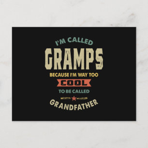 Postal Hombres a los que llamo el regalo del abuelo de Gu