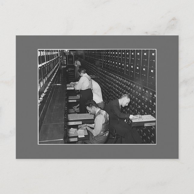 Postal Hombres de cine, años 30 (Anverso)