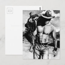 Hombres Guay Moderno Arte de Cowboy Masculino Occi
