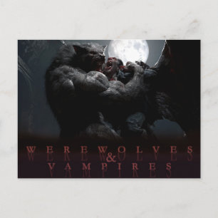 Postal Hombres lobo y vampiros: Dominio