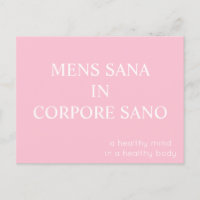 Hombres Sana En La Postcard Corporal Sano - Rosa