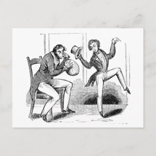 Postal Hombres Sniffing Nitrous Personalizado Postcard