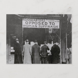 Postal Hombres viejos enojados - Vintage