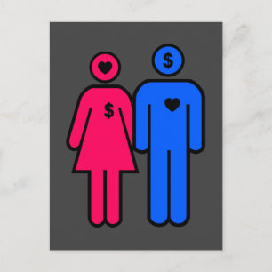 Postal Hombres y mujeres
