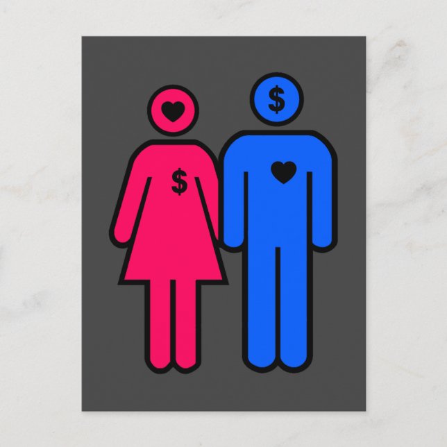 Postal Hombres y mujeres (Anverso)